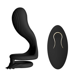 Juguetes sexuales anales para hombres, masajeador de próstata, anillo de doble pene, tapón Anal, herramientas sexuales negras, pene erótico <span class=keywords><strong>Gay</strong></span>, tipo médico para adultos - Product Image 2