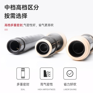 Flauta Feifan de 8 Orificios, Soprano C, Estilo Alemán, Instrumento de Viento para Niños Principiantes, 32 cm de Largo, con Bolsa de Almacenamiento - Product Image 2