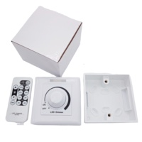 Regulador de Intensidad Rotatorio Continuo de 0/1-10V con Aislamiento PWM Estándar de 110V 220V y Control Remoto Infrarrojo