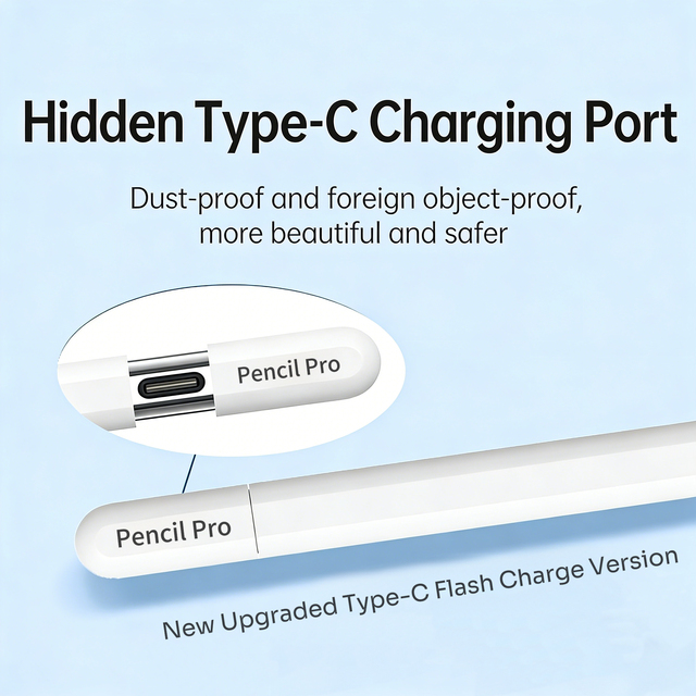 2026 New Active Stylus Pen With Wireless Magnetic Charging Tilt Function Touch Screen Pencil for Ipad Air Pro Mini Direct Sales