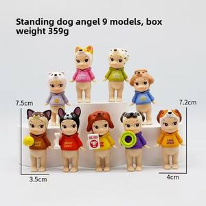 Figurine mignonne en position accroupie de la série complète Sonny Pappar Angel Blind Box, jouet de collection anime, décoration intérieure de voiture - Product Image 3