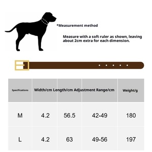 Echtes Leder besetztes Hunde halsband Anti-Bite Spike Punk Style Top Grain Leder Pit Bulldog Langlebig Super Stark - Product Image 6