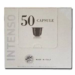 Vergnano 50 Capsule Metalliche di Espresso Intenso 0,16g/Set di Caffè dal Gusto Intenso - Product Image 1