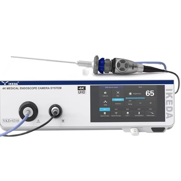 UHD 4K Medical Endoscopic Camera IKEDA 4K Telepack Endoscope Camera System With Telescopes Recorder Machine