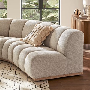 Sofá Moderno en Forma de L, Cómodo y con Diseño Clásico, Tela Antiarrugas, Sofá para Sala de Estar, Estilo <span class=keywords><strong>Premium</strong></span> - Product Image 2