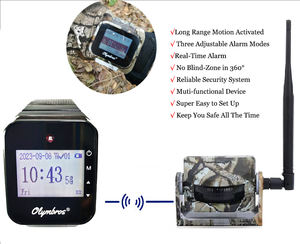 Olymbros Z3, el Mejor Sistema de Alarma Antirrobo, Seguridad para el Hogar con 1 Receptor, 1 Sensor de Movimiento PIR Exterior Resistente al Agua - Product Image 1