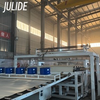 Mesin Lini Ekstrusi Lantai Multi Layer Co-Extrusion dengan Kontrol Ketebalan Presisi Sesuai Standar GB T 25431 Model DT MC400 Bersertifikasi CE