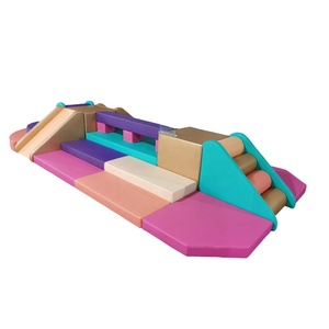 Ensemble de jouets doux <span class=keywords><strong>mousse</strong></span> bébé plancher clôture rose équipement pour enfants aire de jeux intérieure fête jouet Cubes - Product Image 3