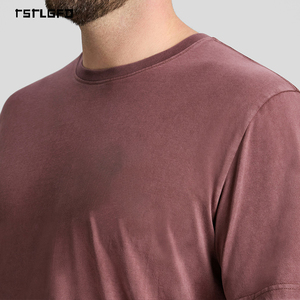 T-shirt décontracté à manches courtes pour homme, col rond, imprimé graphique, en tissu écologique, effet délavé vintage - Product Image 3
