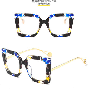 Occhiali da Sole Oversize Quadrati alla Moda, Occhiali di Lusso con Perle, Occhiali da Trucco, Montatura Ottica, Occhiali da Sole per Donne - Product Image 2