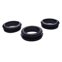 Prêt à expédier – Joints d'étanchéité plats en silicone moulé sur mesure, blancs et noirs, anti-poussière, pour câbles