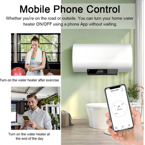 Lanbon L8 Chauffe-<span class=keywords><strong>eau</strong></span> Wifi LCD Écran Tactile Tuya Smart Life Apple Homekit Chaudière Commutateur Système <span class=keywords><strong>Maison</strong></span> Intelligente - Product Image 4