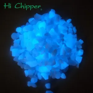 Colorful Glow In The Dark Pebble Stone For Decoration