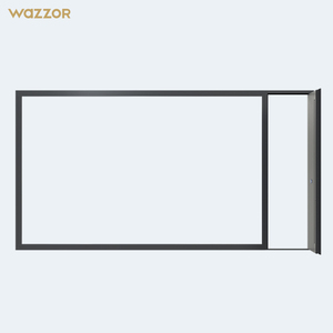 Puertas de Seguridad Wazzor para el Hogar <span class=keywords><strong>en</strong></span> <span class=keywords><strong>Venta</strong></span>, Aprobadas por <span class=keywords><strong>Miami</strong></span>-Dade, Resistentes a Huracanes, de Aluminio con Doble Bisagra - Product Image 2