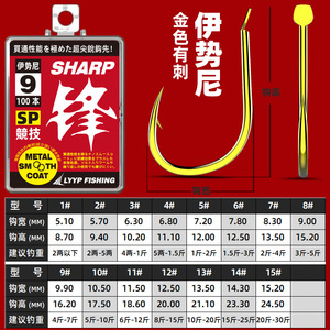 Hameçons de pêche KEKAXI ultra-tranchants, 100 pièces/boîte, outil de pêche de haute qualité - Product Image 6