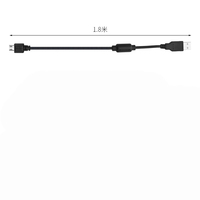 Câble de données Micro USB D2248 1,8 m pour la charge de la manette PS4