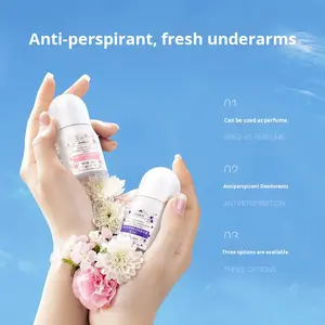 Zhiduo 30ml portátil Mini Roll-On antitranspirante desodorante a base de hierbas de larga duración con forma líquida hidratante fragante - Product Image 4