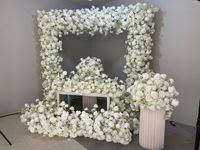 Grote bruiloft boog witte boog bloemstukken achtergronden bloemenbal voor bruiloft decoraties