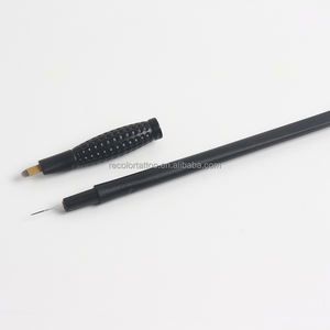 Nuevo Lápiz de Microblading Desechable 2 en 1, 18U, 5R Cuchillas, Cejas Semipermanentes, Maquillaje 3D, Cejas con Efecto de Pelo, Regla - Product Image 2