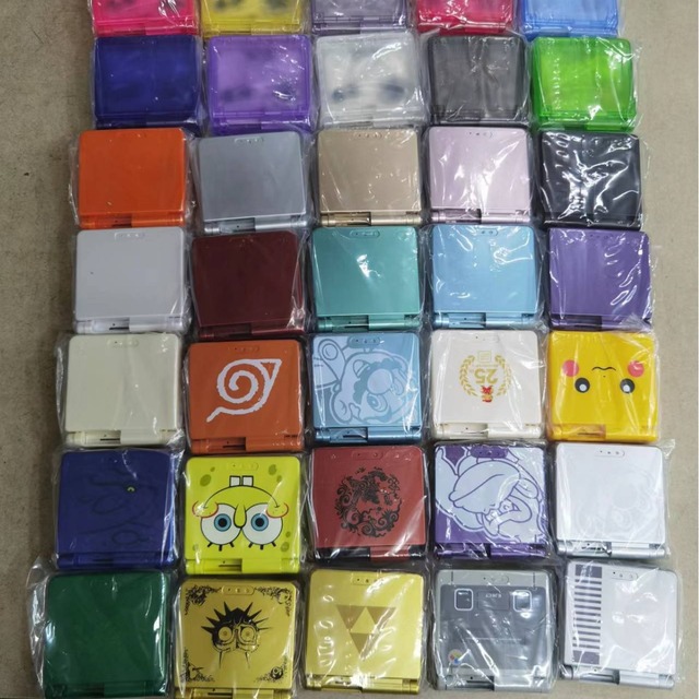 Multi-Color Full Set Replacement Housing Game Console Protective Shell for Gameboy GBASP GBA SP for Zelda Mario Pikachu