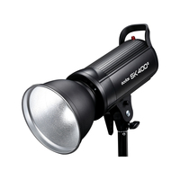 Go dox 3 * SK400II KIT 400Ws Bowens Mount avec Softbox 2*2.8m stand de lumière 4m stand de lumière supérieure pour Studio Strobe Flash Light kit