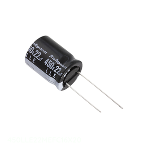 ตัวเก็บประจุแบบ CAP ALUM 22UF 20% 450V RADIAL TH แบบ Through Hole รุ่น 450LLE22MEFC16X20 ความจุ 22 ยูเอฟ - Product Image 1