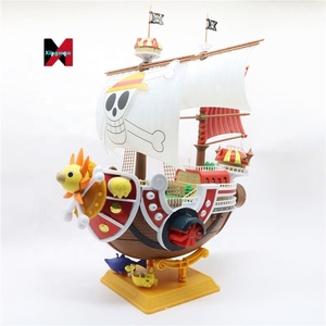 Sombrero de paja de una pieza Crew Thousand Sunny Going Merry Barco Pirata estatua modelo en caja coleccionable pantalla <span class=keywords><strong>Anime</strong></span> ornamento - Product Image 1