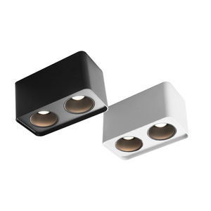 <span class=keywords><strong>Spot</strong></span> <span class=keywords><strong>LED</strong></span> COB apparent en fer avec température de couleur 3000K-6000K pour l'éclairage de plafond des halls d'entrée, balcons, couloirs et couloirs intérieurs - Product Image 5