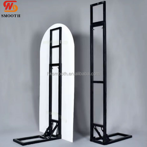 2026 Lightweight Foldable Black KT Board Backdrop Stand Portable Iron Poster Stand <b>Frame</b> for <b>Wedding</b> and Party Event - Product Image 1