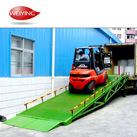 10t 6t cadre fort mobile pont d'embarquement camion de chargement électrique rampe de chargement rampe de quai de chargement hydraulique