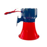 Sirène filaire 220v/12v 20w 1tone/6tone 130db Sirène forte Couleur rouge Alarme de voiture Camion industriel Sirène électronique klaxon pour la sécurité