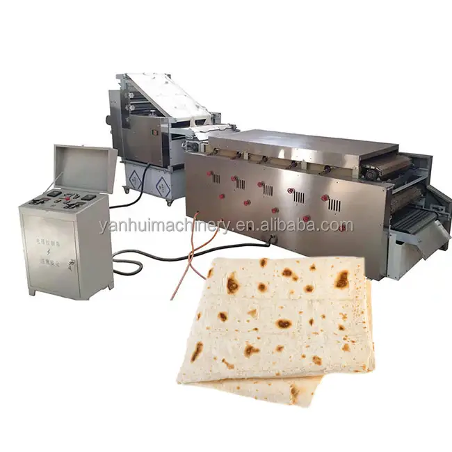 Otomatik Lavash ekmek makinesi arapça ekmek/Shawarma makinesi/Lavash yapma makinesi