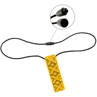 Collier pendentif en silicone pour enfants autistes, jouet sensoriel à mâcher, bâtonnets à mâcher pour les dents