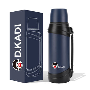 Bottiglia d'Acqua in <span class=keywords><strong>Acciaio</strong></span> <span class=keywords><strong>Inox</strong></span> da 2/2,5 Litri con Logo Personalizzato, Bottiglia Termica Isolata con Impugnatura, 2500ml, Tipo a Pressione, Adatta per Liquidi Bollenti - Product Image 3
