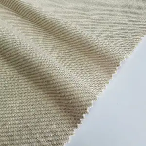 Tissu en polyester résistant au rétrécissement de haute qualité/viscose spandex tissu en sergé de pêche pour pantalons et pantalons