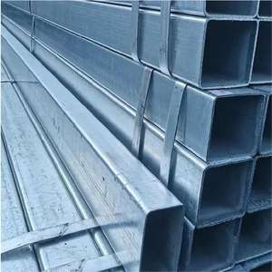 EN10219 ST37-2 20x20 25x25 40x40 50x50 60x60 20x40 30x50 150x150 pipa persegi panjang galvanis tabung baja berongga - Product Image 3