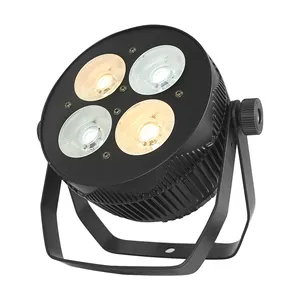 Lumière de scène personnalisée haute luminosité DMX512, 4 yeux, 50W COB, boîtier en aluminium, lumière Par, pour spectacle