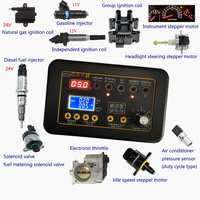 Testeur d'actionneurs automobiles QDB-2A 12V 24V avec écran LCD et réglage de la fréquence et du cycle de travail pour le test des moteurs pas à pas et des électrovannes