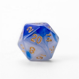 Accesorios para Juegos, Dados Poliédricos Acrílicos D20 DND de 16 mm para <span class=keywords><strong>Farkle</strong></span> y Juegos de Dados Clásicos, 17 Colores - Product Image 3