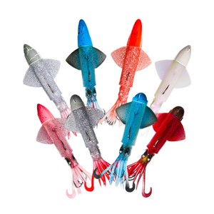 Señuelo blando de calamar 130 150 250g, señuelo de pesca biónico, cebo de fondo para peces de agua salada, licencia de marca privada, origen Weihai - Product Image 1