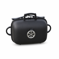 Barbecue pliant au charbon de bois, barbecue extérieur en fonte nitrurée non revêtue, écologique, pour le camping et les pique-niques