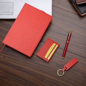 Bộ Quà Tặng Phụ Kiện Da Set A4 Da Máy Tính Xách Tay A5 Tùy Chỉnh Kích Thước Tùy Chỉnh Da Công Ty Khuyến Mại Quà Tặng Kinh Doanh Bộ Quà Tặng - Product Image 2