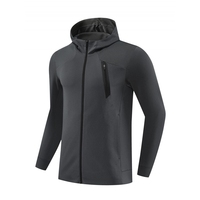 Vestes à capuche unisexes de sport de haute qualité, imprimées, respirantes, coupe-vent, en coton/fibre de bambou, tenues de sport décontractées pour l'extérieur, hiver
