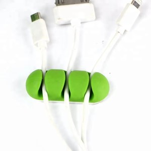 Organizzatore per Cavi a 3 Canali, Clip per Cavi USB da Scrivania, Supporto per Gestione Cavi - Product Image 2