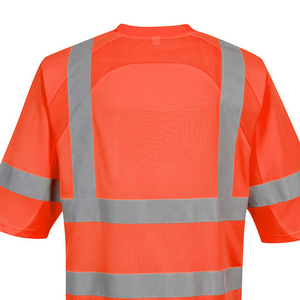 Camiseta de Seguridad de Alta Visibilidad Reflectante, Ropa de Trabajo con Certificación ANSI/ISEA 107 Clase 2/3, 100% Poliéster para Personal de Almacén - Product Image 6