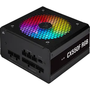 Uscorsair 550W 650W 750W Psu 120Mm Rgb Ventilator Cx550f Cx650f Cx750f Rgb Volledige Module Voeding Verenigt