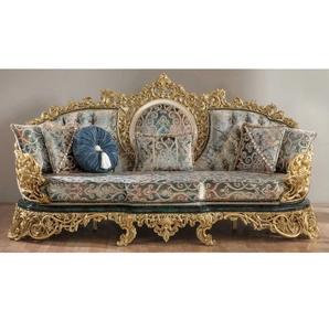 Canapé trois places Royal Living Room, fabriqué en teck de qualité supérieure, structure robuste et sièges rembourrés confortables - Product Image 3