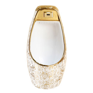 Capteur de conception de fleur d'or à haute efficacité <span class=keywords><strong>urinoir</strong></span> économie d'eau articles sanitaires en céramique styles à la mode suspendus au mur - Product Image 3