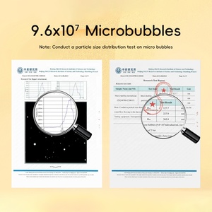 Microscopique Nano Bulle Micro Aérateur à Bulles avec Filtre PP Pommeau de Douche pour Dame Bébé PP Coton Micro-bulles Pomme de Douche - Product Image 2