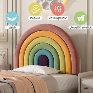 Aggiungi un tocco di colore al letto <span class=keywords><strong>da</strong></span> <span class=keywords><strong>sogno</strong></span> per bambini della camera <span class=keywords><strong>da</strong></span> letto del tuo bambino. Letto per bambini con testiera a forma di arcobaleno - Product Image 2